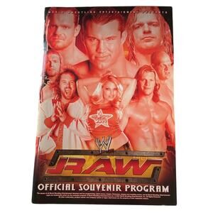 Vtg Official Souvenir Program Raw Smackdown 2004 WWE Triple H Randy Orton